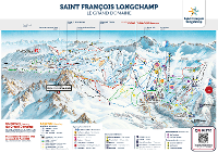 Pistenplan Saint François Longchamp
