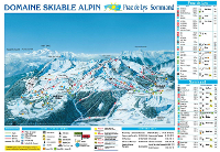 Pistenplan Praz de Lys Sommand