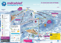 Pistenplan Métabief