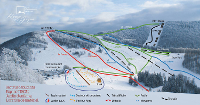 Pistenplan Rouge Gazon - Saint Maurice sur Moselle