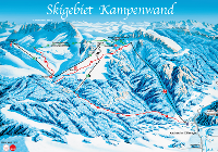 Pistenplan Skigebiet Kampenwand