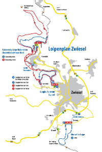 Loipenplan Zwiesel