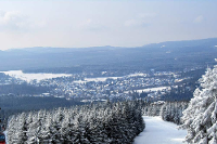 Blick auf Braunlage im Winter