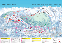Pistenplan Skigebiet Grächen