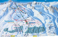 Pistenplan Lauchernalp