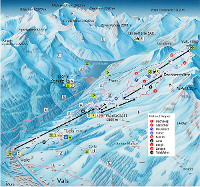 Pistenplan Vals 3000
