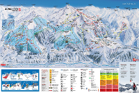 Pistenplan 4 Vallées