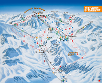 Pistenplan Stubaier Gletscher