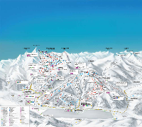 Zell am See - Kaprun: Pistenplan