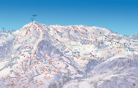 Pistenplan Skiregion Bödele
