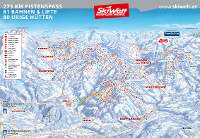 Pistenplan SkiWelt Wilder Kaiser - Brixental