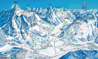 Pistenplan Zugspitzarena