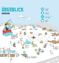 Pistenplan Yappys Winterland Kirchdorf