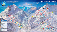Pistenplan Ehrwald - Lermoos - Biberwier