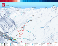 Pistenplan der Bergbahnen Vent
