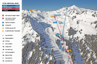 Pistenplan Erlebnisarena Hahnenkamm Höfen/Reutte