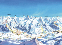 Pistenplan Skizirkus Zöblen-Schattwald