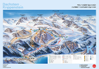 Pistenplan Dachstein Krippenstein