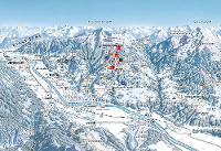 Pistenplan Kellerjoch