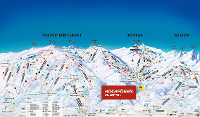 Pistenplan Hochzillertal