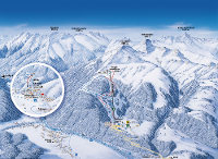 Pistenplan Lechtaler Bergbahnen 2016/17