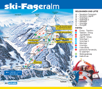 Pistenplan Fageralm