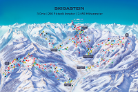 Pistenplan Skigastein