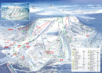 Pistenplan Idre Fjäll