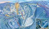 Pistenplan Silver Star Mountain Resort Front Side