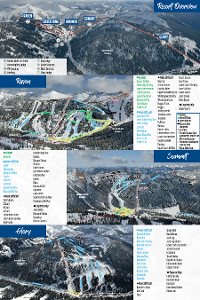 Pistenplan Whitewater Ski Resort