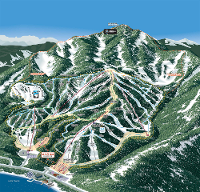 Pistenplan Homewood Mountain Resort