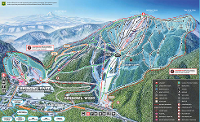 Pistenplan vom Mount Hood