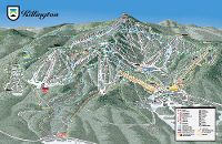 Pistenplan von Killington