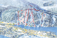 Pistenplan Tahko-Vordere Pisten