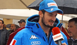 Dominik Paris beim Interview Dominik Paris beim Interview