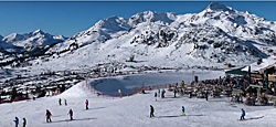 Panoramablick im Skigebiet Obertauern Panoramablick im Skigebiet Obertauern