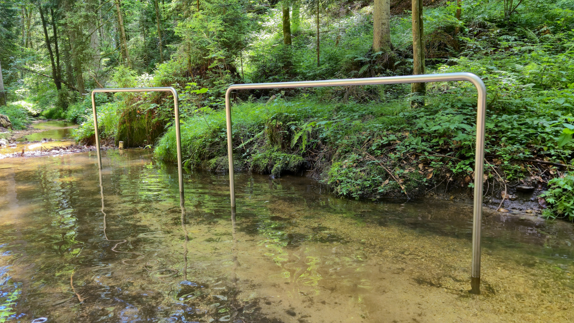 Kneippen am Kneippweg/auf der Herzklopfenrunde in Bad Kreuzen