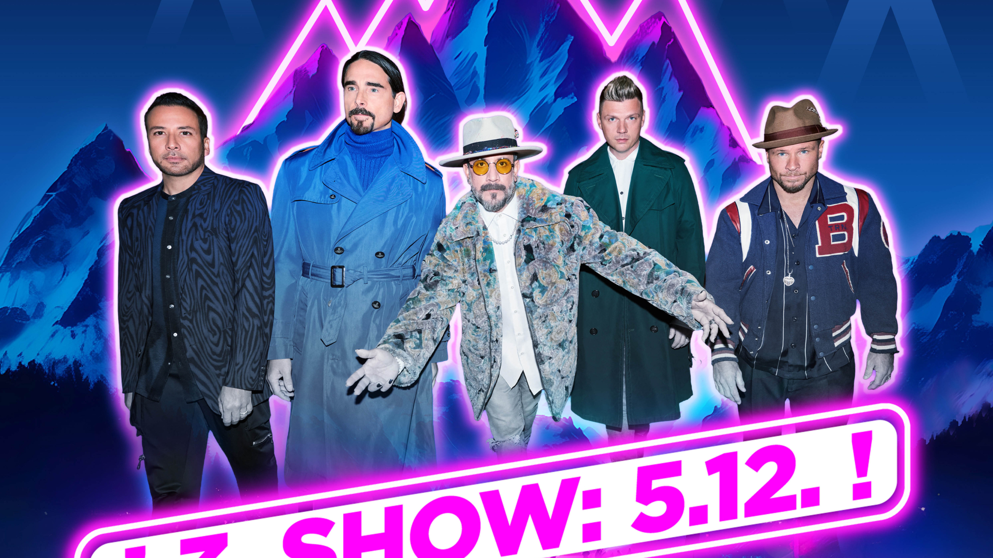 Die Backstreet Boys eröffnen mit drei Shows die kommende Wintersaison beim großen “Ski-Opening Schladming-Dachstein 2025”.
