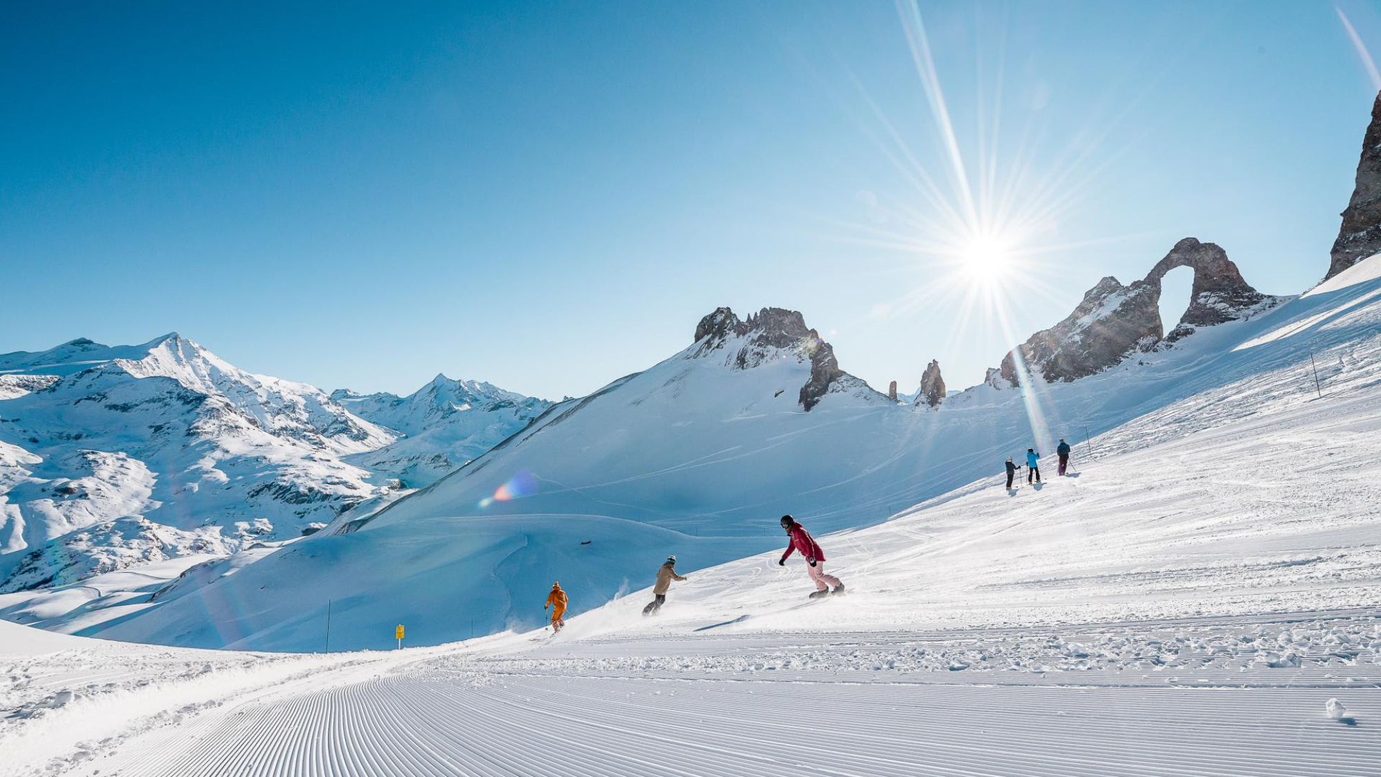 Skifahren in Tignes