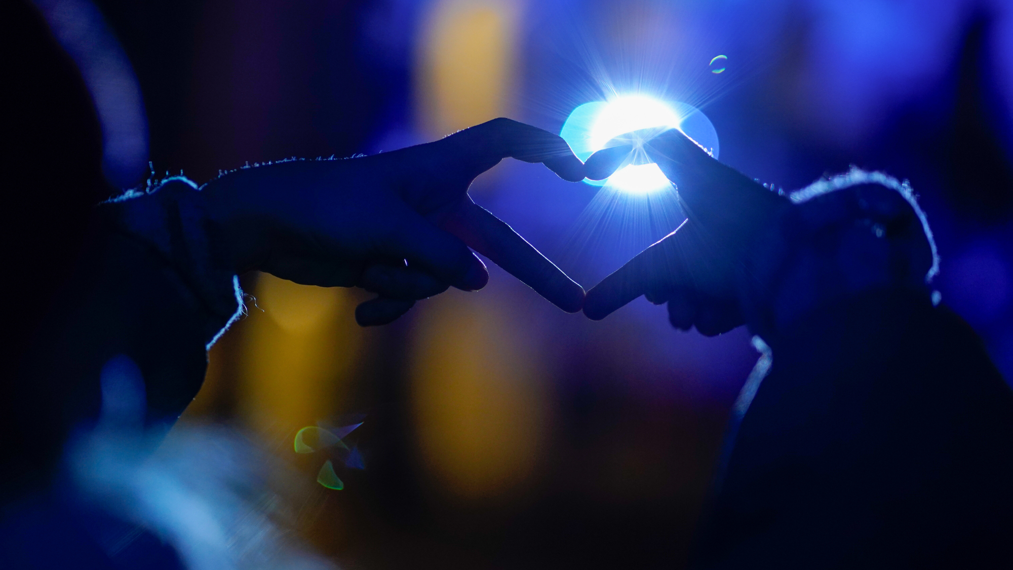 Lichtshow in Brixen