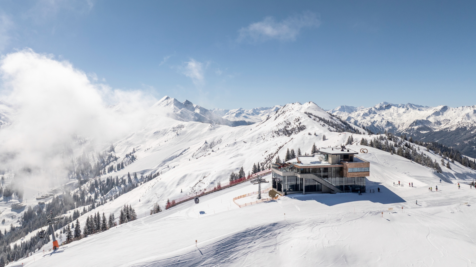 Kieserlbahn-Bergstation im Großarltal / Ski amadé