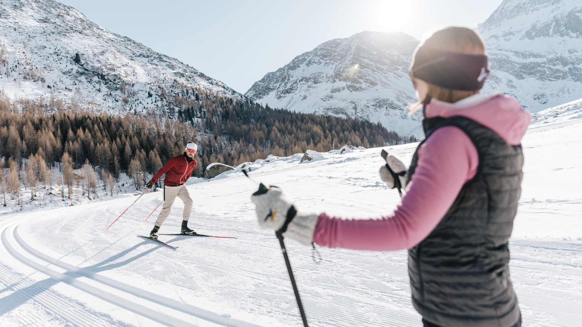 Skifahren in Pfelders