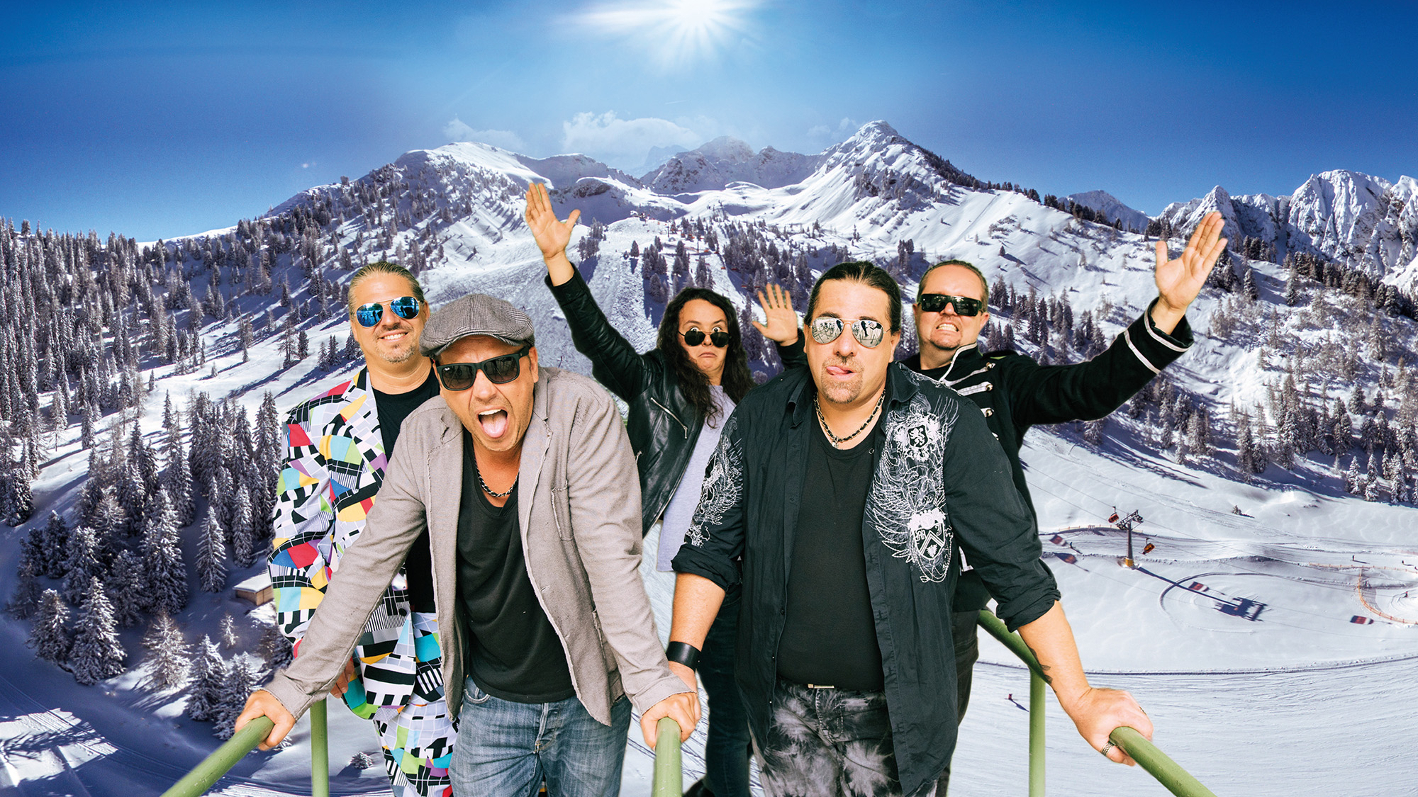 Wiener Wahnsinn live am Hauser Kaibling! Am 21. März 2026 rocken Wiener Wahnsinn & die Party Hirschen die Bergbühne – Austropop, Rock & Stimmung pur! DJ Ringi sorgt danach für den perfekten Party-Ausklang. Eintritt frei | Ski & Sound am Berg