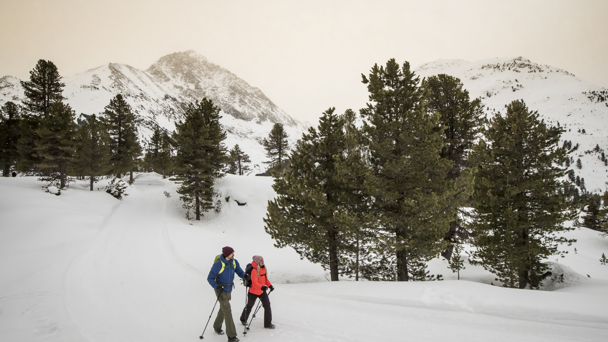 Winterwandern Kaiser-Franz-Josef-Weg Kühtai