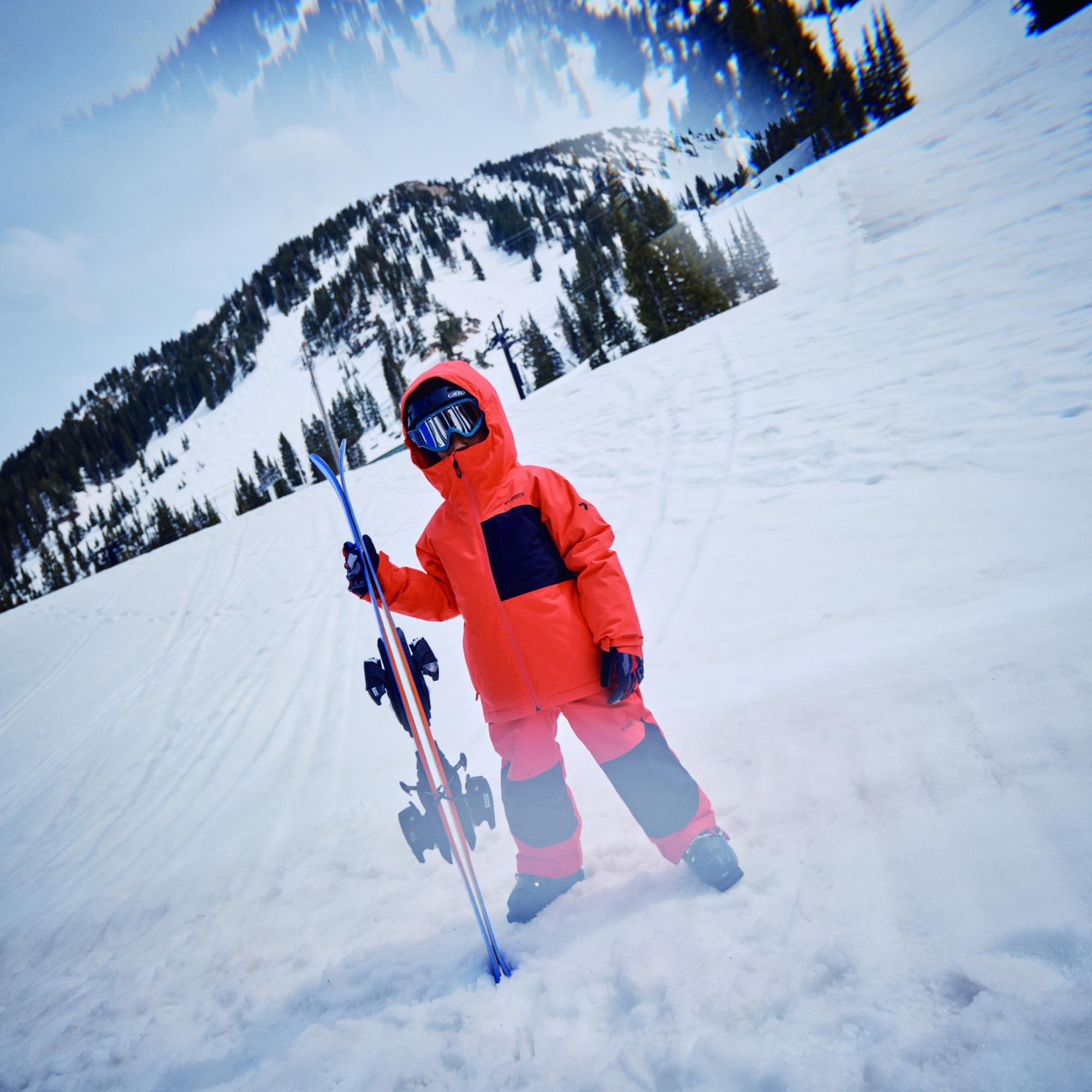 Skifahren mit Columbia