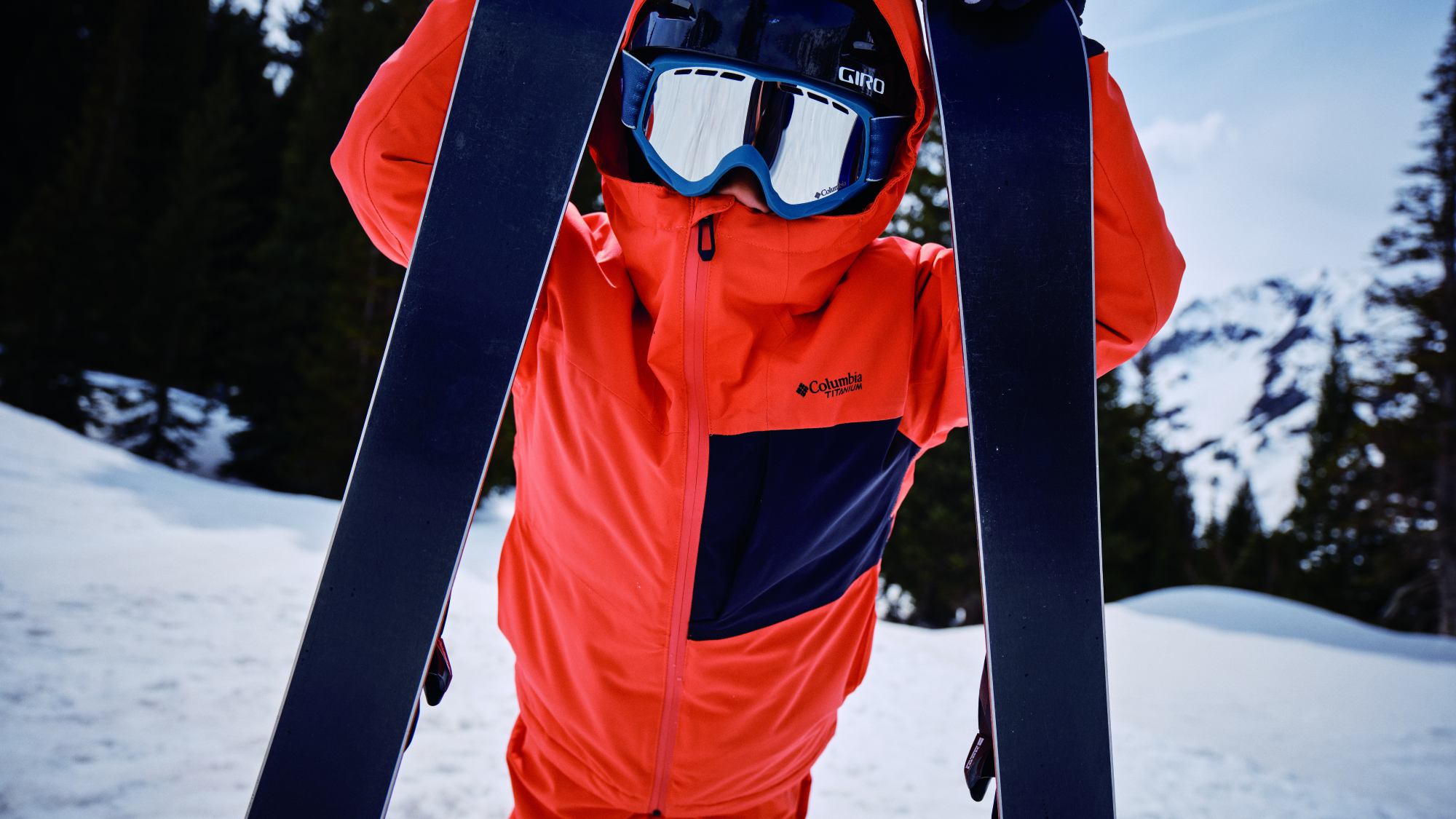 Skifahren mit Columbia