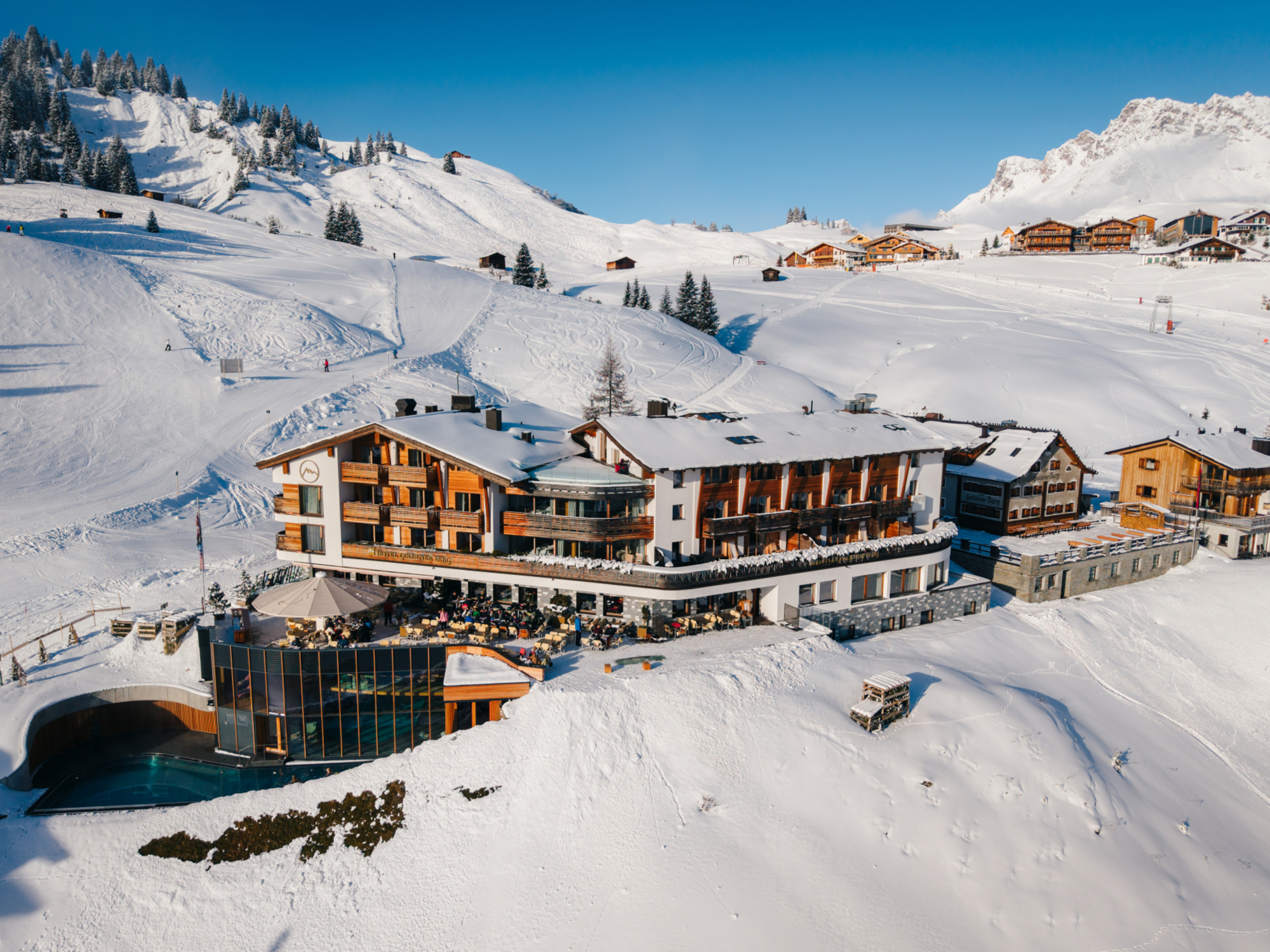 Hotel Goldener Berg auf 1.700 m