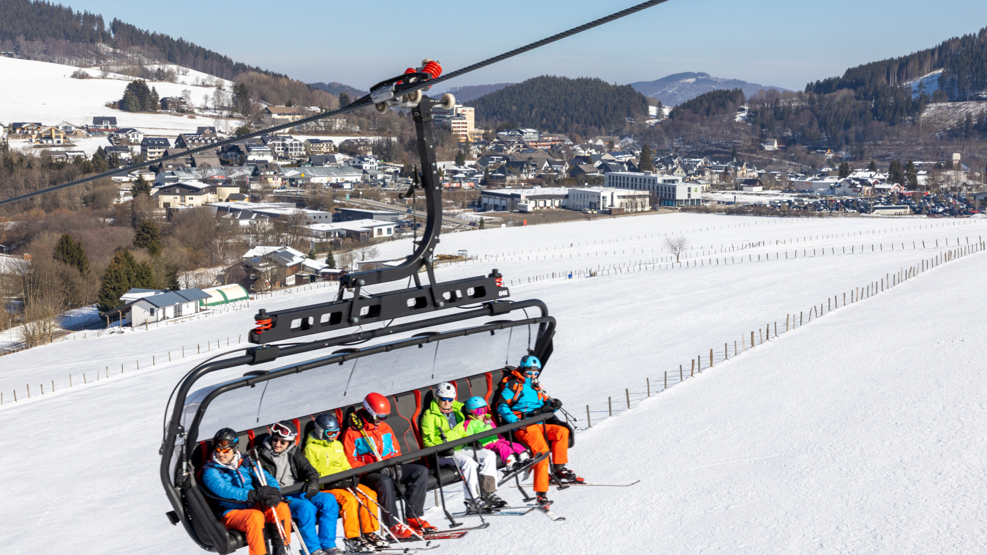Sessellift im Skigebiet Willingen