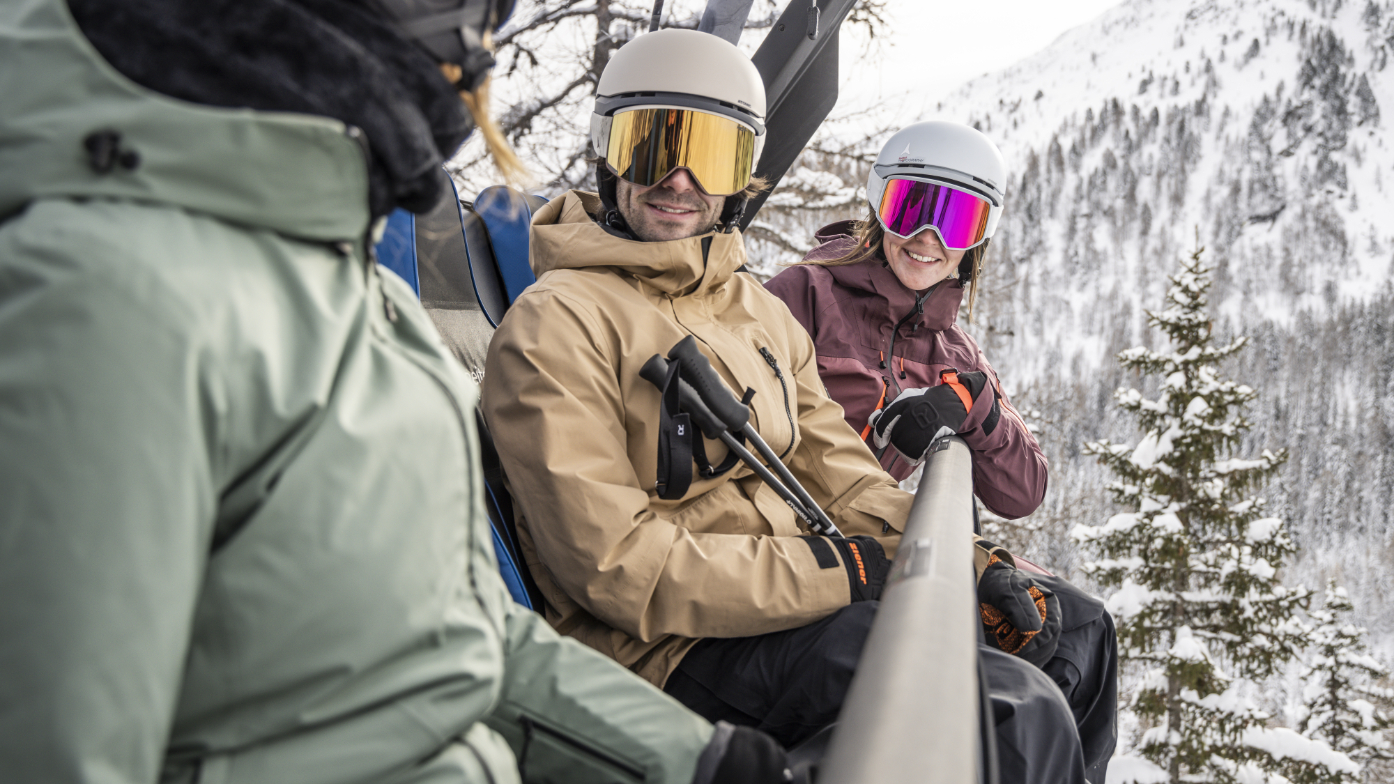 Mit der Sesselbahn zur Planai