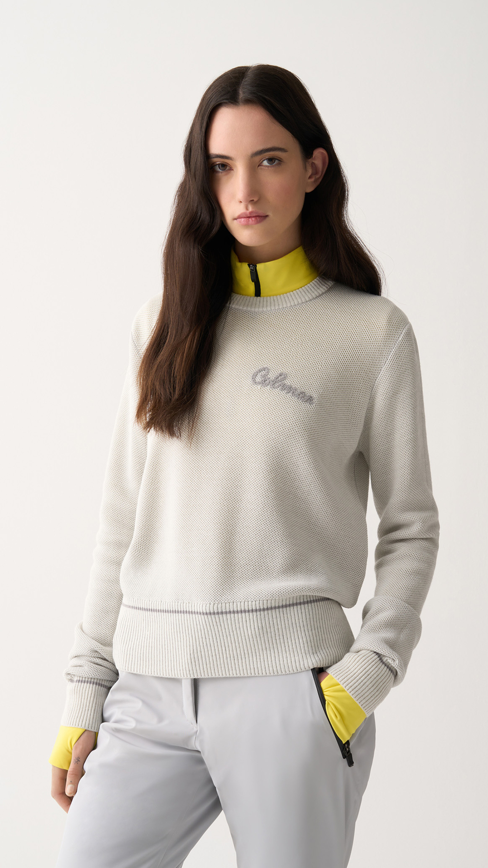 Technischer Pullover aus Wolle